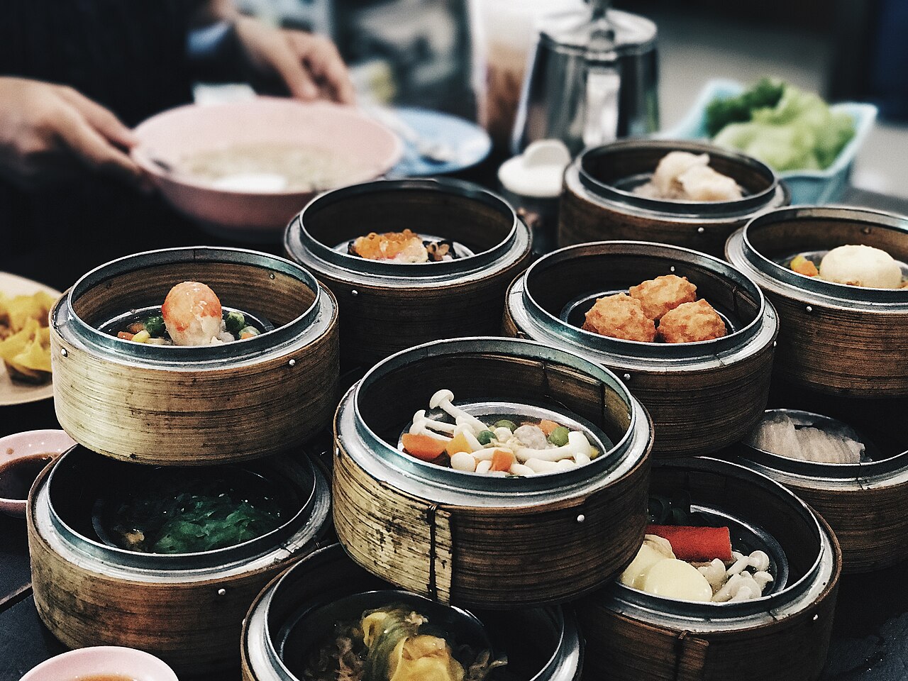 Cantonese dim sum breakfast